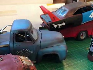Overview of how to create a patina paint job on a Diecast model - Patina part 1