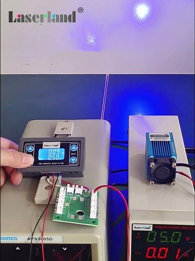 TTL Laser Signal Generator Adjustable Frequency Duty Cycle PWM Pulse Square Wave Generator