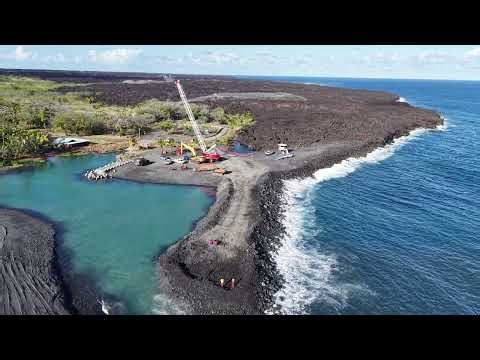 New Pohoiki Bay Aerial View 9/23/2025 Part 2