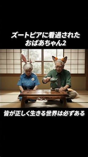 ズートピアに看過されたおばあちゃん2#ai #aivideo #aiおばあちゃん #aigrandma #shorts