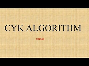 CYK Algorithm