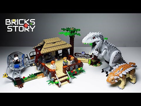 Lego Review. Lego Jurassic World 75941 Indominus Rex vs Ankylosaurus Speed Build