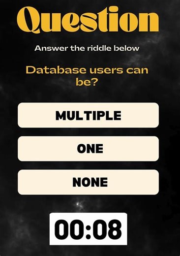 Database users can be?