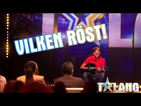 Rickard Persson berör juryn i Talang 2020