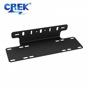 [Hot Item] EU / Us Car Front License Plate Powder Coated Polished Bracket for Mounting LED Work Light Bar