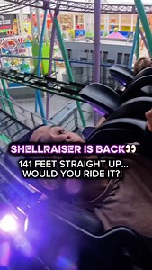 8.8K views · 24 reactions | You heard us right — SHELLRAISER is BACK!  Head to Nickelodeon Universe and experience the ultimate thrill for yourself! With insane drops, wild twists, and heart-pounding turns, this coaster is totally worth the hype! Are you brave enough to ride it?  | American Dream | Facebook