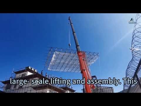 large span steel structure stadium rustproof high strength steel space frame structure