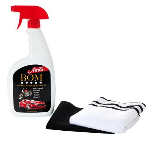 Professor Amos 24oz. BOM Waterless Car Wash and Wax Set | HSN