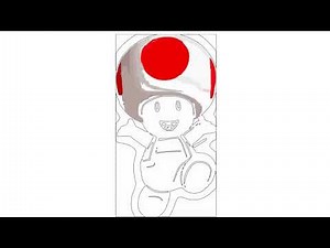 How To Draw Toad From Mario