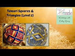 Temari Squares and Triangles (level 2) - Taster clip