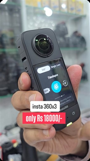 Afzan Shaikh on Instagram: "Here are the main features of the Insta360 X3: 📷 Camera & Video • 5.7K 360° video recording for full immersive capture ￼ • 4K single-lens mode works like a normal action camera ￼ • Dual 1/2-inch 48MP sensors for better clarity and low-light performance ￼ • 72MP 360° photos for ultra-high-resolution images ￼ 🎥 Stabilization & Special Modes • FlowState stabilization + Horizon Lock for smooth, shake-free video ￼ • Bullet Time slow motion (up to 4K 120fps) ￼ • Me Mode k