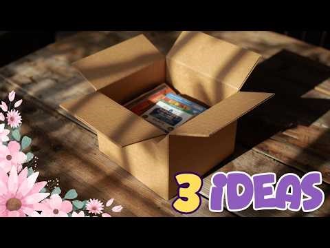 The Best 3 Ways to Reuse Old Cardboard Boxes