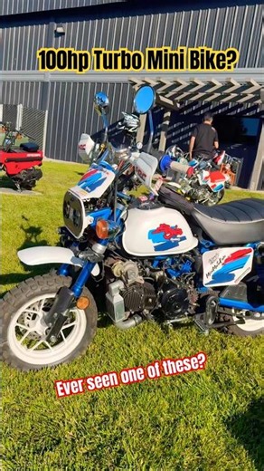 100hp Turbo mini bike? #bikelife #harleydavidson #reels #motorcycle #video #viral #bike #automobile