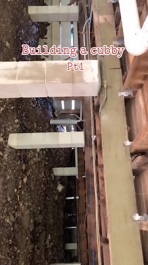 𓆉 Building a cubby 𓆉 Pt.1. #fyp #cubbyhouse #foryou