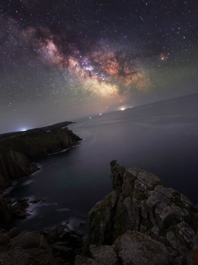 Cornwall Milky Way Timelapse - Equatorial Mount | UK Night Sky
