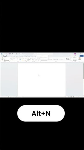 Word Shortcut – Table Insert in 3 Keys! 🔥 #withoutmouse #computerskills #windows #microsoft