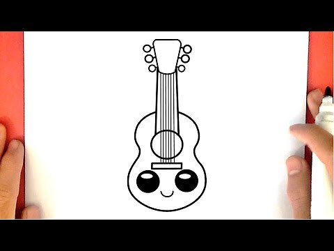 COME DISEGNARE UNA CHITARRA