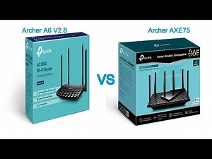 TP-Link Archer A6 vs. Archer AXE75: Router Face-Off!
