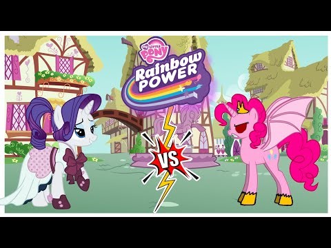 Rarity vs Pinkie Pie – Who Will Win the Track? Fastest Pony in Equestria?
