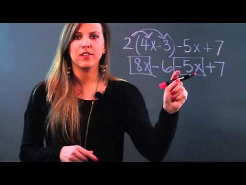 Removing Parentheses & Combining Similar Terms