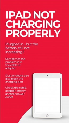 🔋 Is your iPad not charging properly?