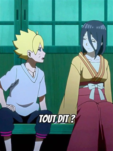 Boruto talks with Hanabi Hyuga - Boruto