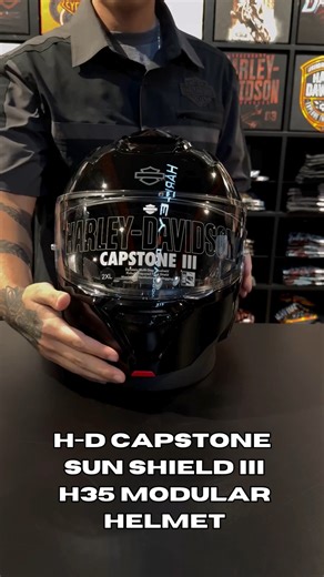 Laidlaw's Harley-Davidson on Instagram: "Feel the freedom. Own the ride. The H-D Capstone Sun Shield III H35 Modular Helmet brings you the perfect mix of attitude, style, and protection. 🏍️⚡ Ready to level up your gear? All April long, take 15% OFF all regular-priced helmets! Don’t let this deal ride off without you—gear up and hit the open road like you mean it. 🔥🏁 Visit Motorclothes for details. Offer valid 4/1–4/30, 2025."