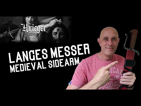 Medieval Langes Messer (AKA falchion/hanger) Unboxing Review: Krieger Historical Weapons