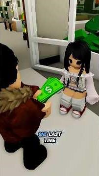 A Rich Man Pretended To Be My Dad... 😱 #roblox #robloxshorts #brookhavenrp