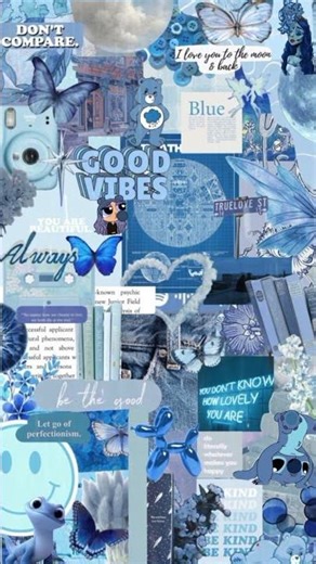 idée de fond d'écran bleu...