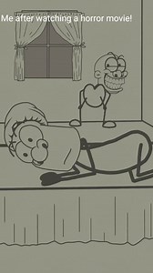 551K views · 4.2K reactions | me after watching a horror movie alone,! 藍藍 #memes #funnyvideos #comedy #viral #animations #fyp #foryou #foryourpage | Rico Animations | Facebook