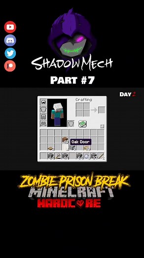 Surviving 100 Days Zombie Prison Break in Minecraft - Part 7