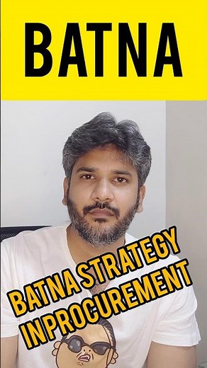 BATNA Strategy in Procurement | Negotiation Strategy #supplychain #procurement #supplychaindoctrine
