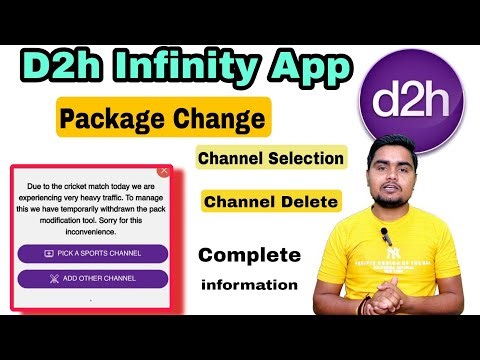 Videocon D2h Package Change, Channel Remove, Channel Delete, Channel delete, Channel Add , D2h Plans
