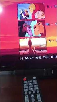 Lion King Scene Selection