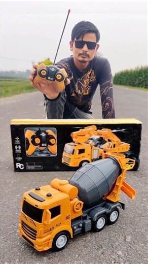 Amr Cement Mixer Truck Remote Control😲🚒Concrete Mixer RC Truck Unboxing