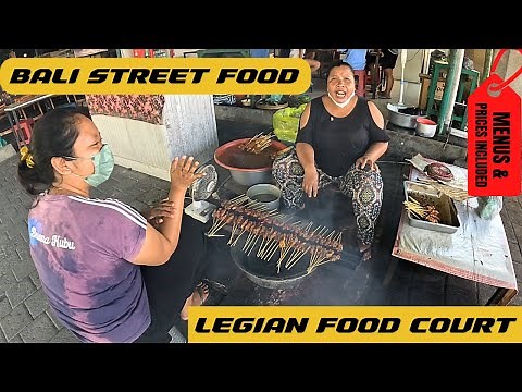 Bali Legian Kuta Street Food Tour + Price & Menus, Legian Food Court