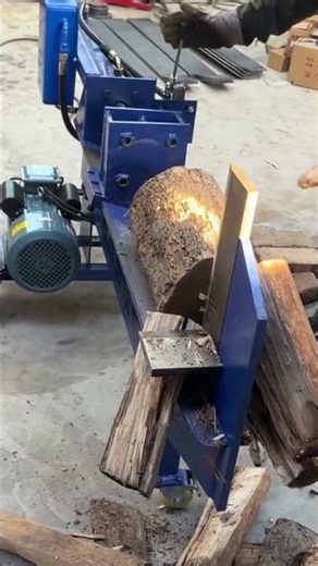 This is the form of a wood block breaking machine that is very suitable for use #automobile