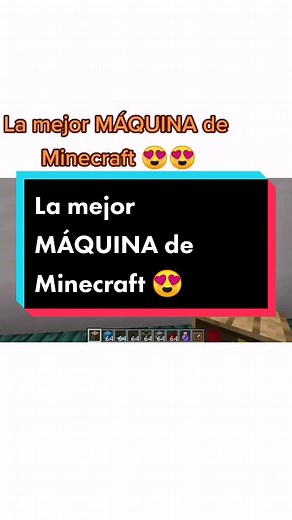 La mejor MÁQUINA de Minecraft 😍😍#minecraftbuild #minecrafttutorial
