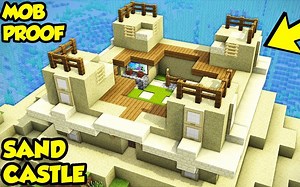 【建筑教程】教你建造一个沙石堡垒