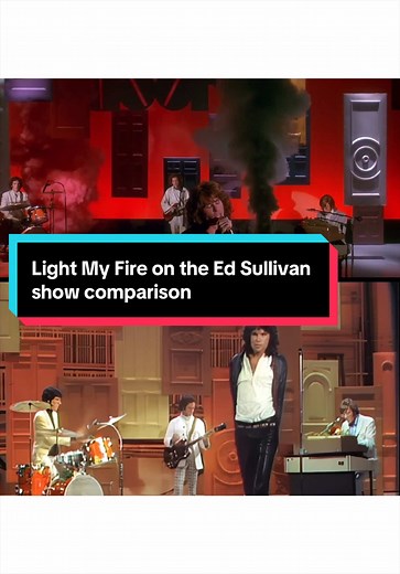 The Doors - Light My Fire on Ed Sullivan (Original vs. Movie)