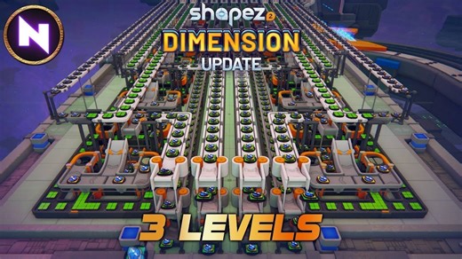 【Shapes 2】用优雅的设计克服复杂性 | 07 | Shapez 2 DIMENSION 更新 | 教程/开始游戏 | 作者：Nilaus