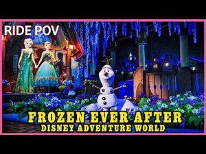 NEW Frozen Ever After POV ❄️ Disneyland Paris Disney Adventure World | World of Frozen Ride