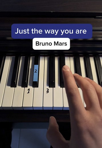 Piano Tutorial for 'Just the Way You Are' by Bruno Mars