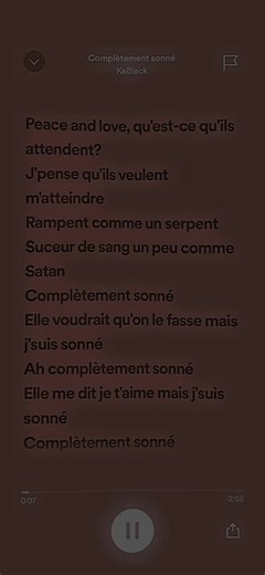 Complètement Sonnés : Paroles et Émotions