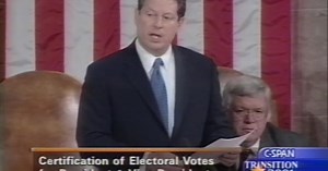 User Clip: 2000 Electoral College Vote Certification