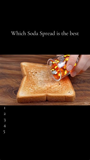 Which one is your favorite? Ultimate Soda Spread ASMR 🥤🍞 What if your favorite sodas turned into smooth, glossy spreads? In this video, multiple fizzy flavors transform into colorful, creamy layers and are slowly spread across warm toast in ultra-detailed, satisfying motion. Watch vibrant reds, electric blues, neon greens, and caramel browns glide perfectly under each swipe. The soft scraping, gentle layering, and shiny textures create a strangely calming contrast to the bubbly energy soda is 