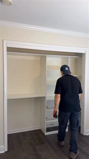 Anthony Vidal | Small closet install #diy #custom #process #closet | Instagram