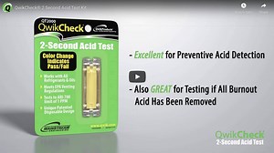 QwikCheck® 2 Second Acid Test Kit