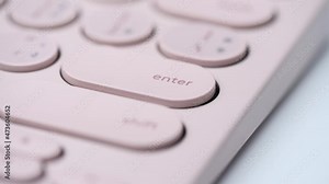 finger type and typing on laptop keyboard business 4K, data social network media, Businessperson working on tablet computer, close-up human hands on keyboard 4K